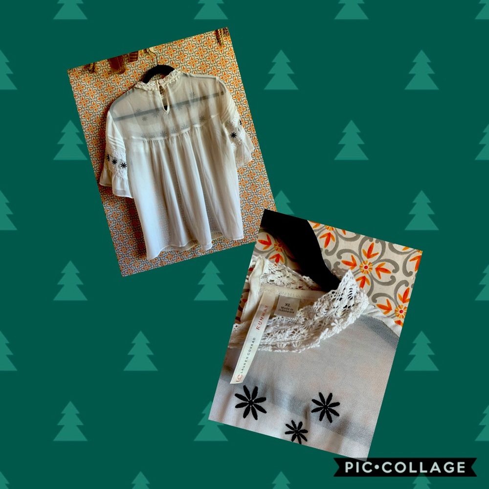 Lauren Conrad RUNWAY Sheer Top